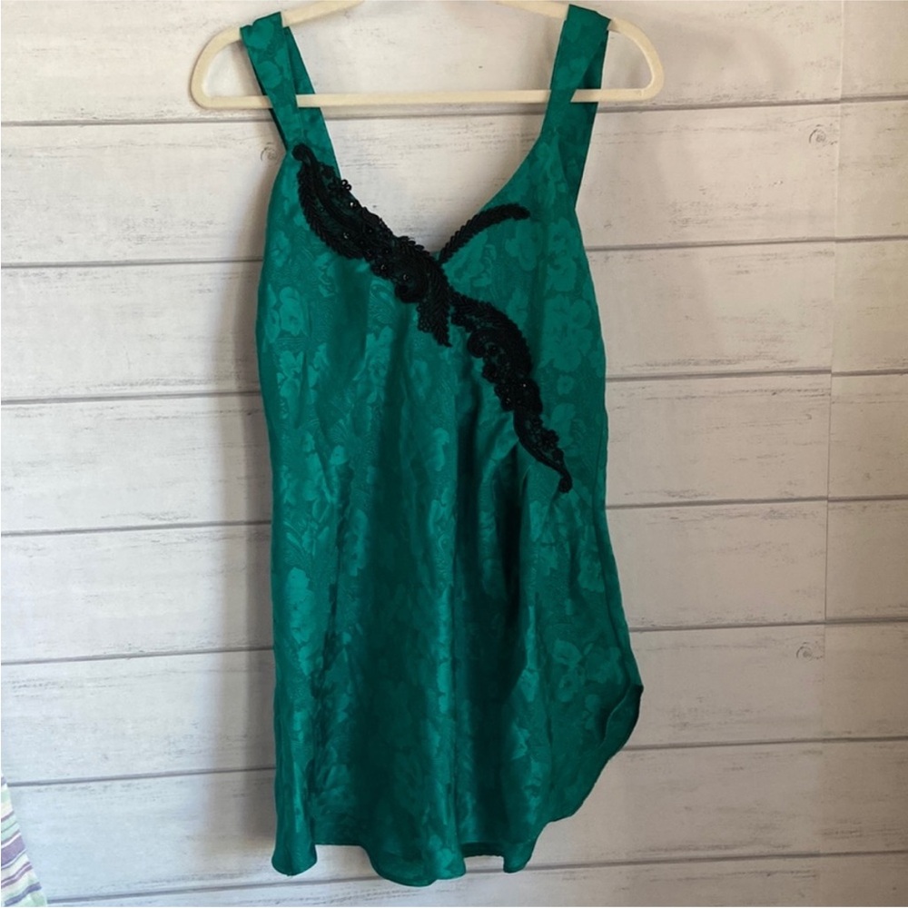 Vintage Victoria’s Secret Emerald Green Slip Dress